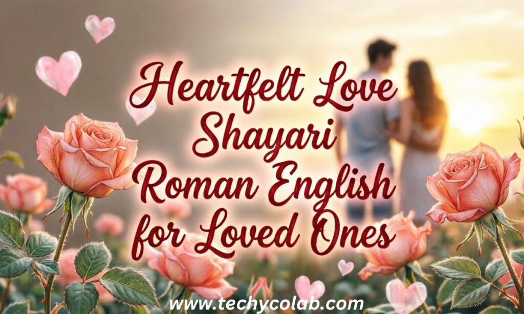 Heartfelt Love Shayari Roman English for Loved Ones