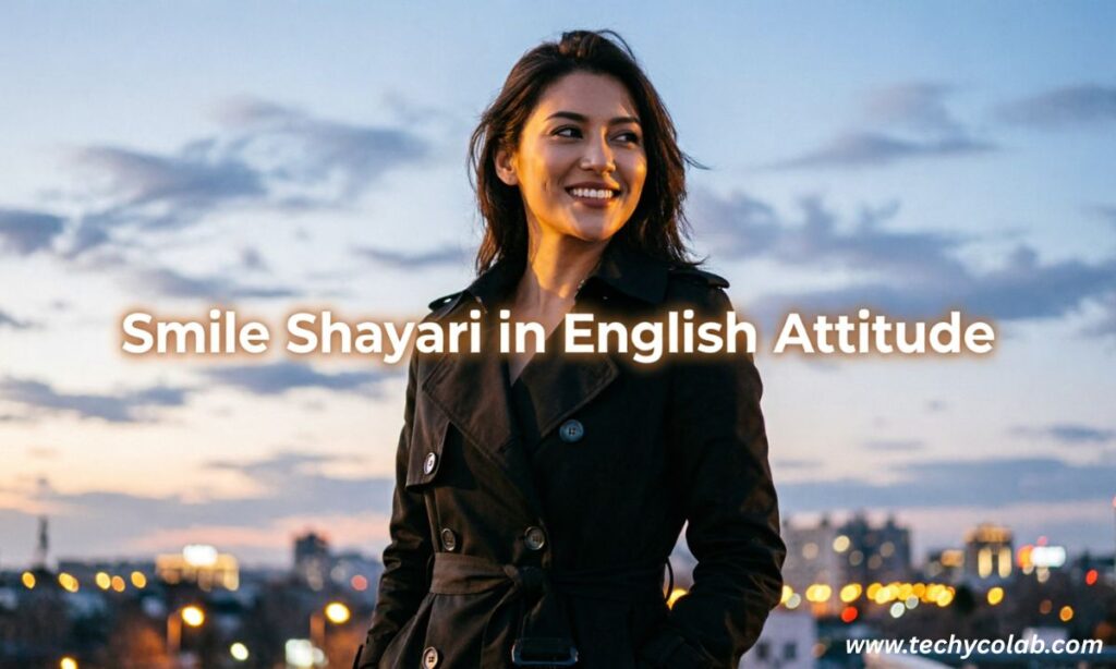 Smile Shayari in English Attitude