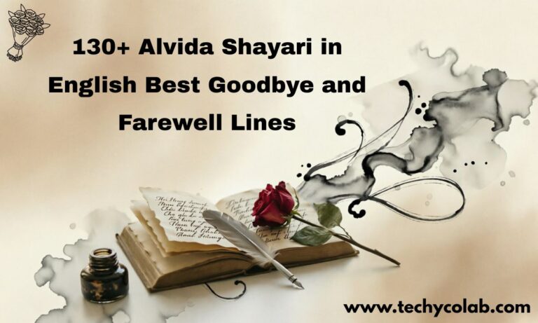 130+ Alvida Shayari in English – Best Goodbye and Farewell Lines
