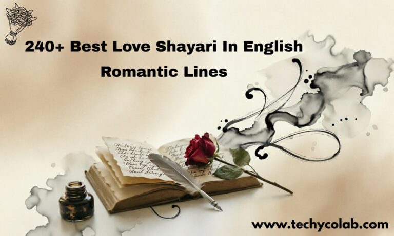 240+ Best Love Shayari In English – Romantic Lines