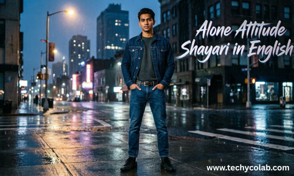 Alone Attitude Shayari in English