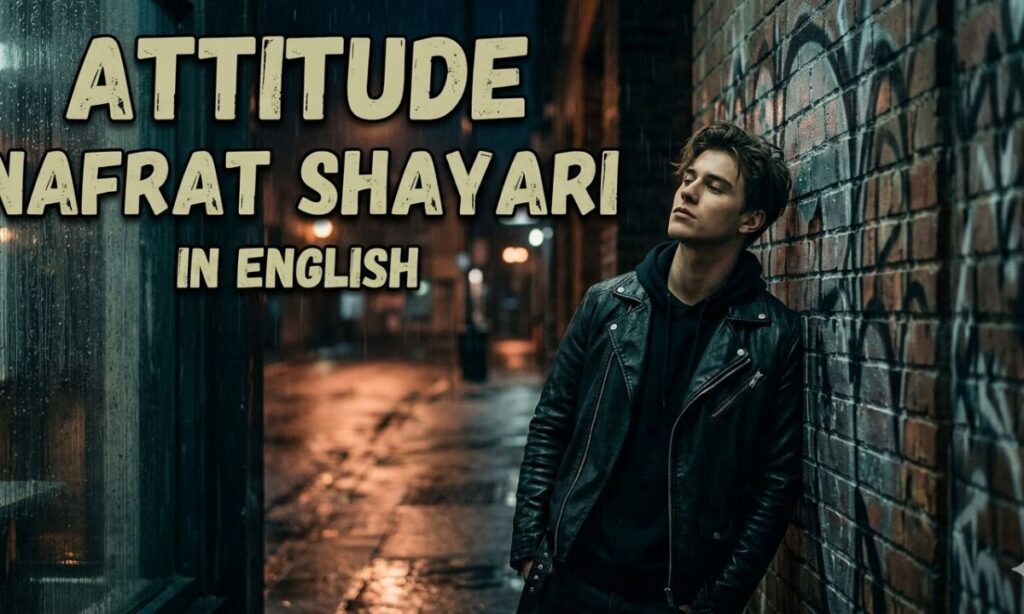 Attitude Nafrat Shayari in English
