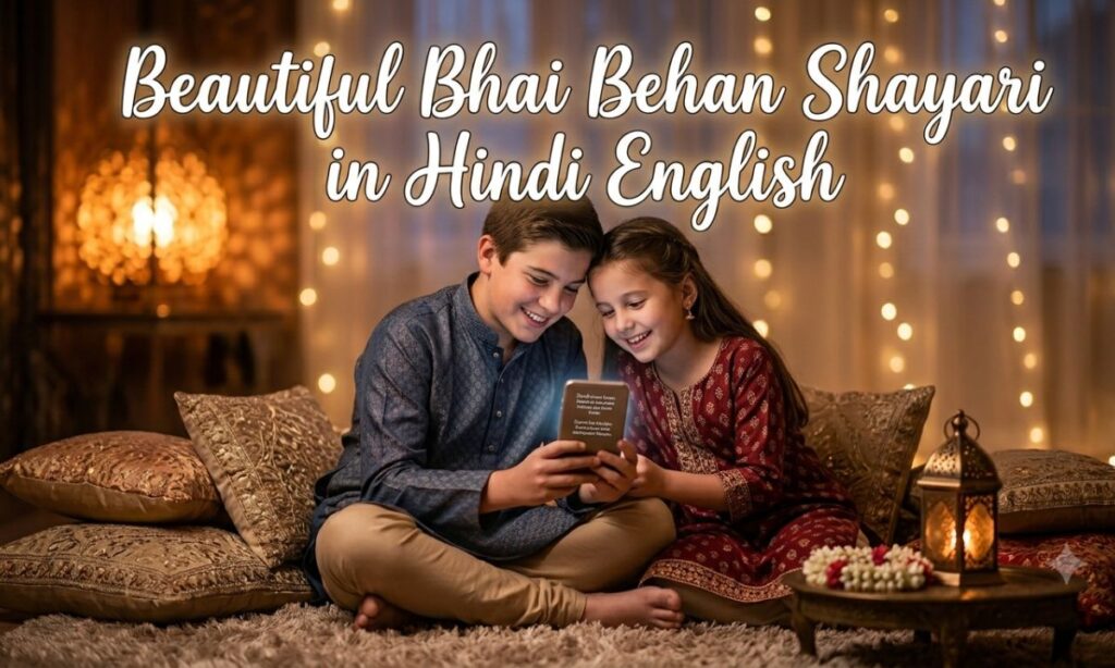 Beautiful Bhai Behan Shayari in Hindi English