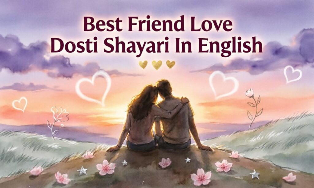 Best Friend Love Dosti Shayari In English