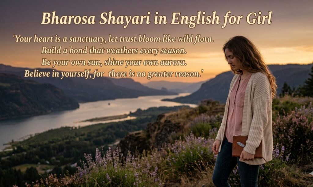 Bharosa Shayari in English for Girl