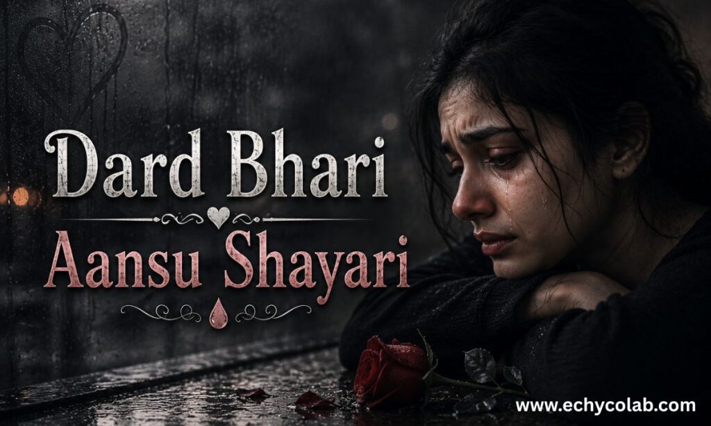 Dard Bhari Aansu Shayari