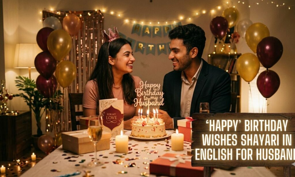 Happy Birthday Wishes Shayari In English For Husband