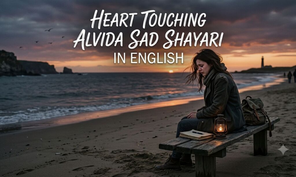 Heart Touching Alvida Sad Shayari in English