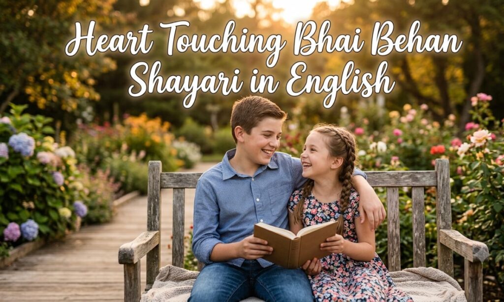 Heart Touching Bhai Behan Shayari in English