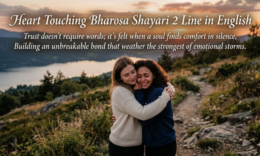 Heart Touching Bharosa Shayari 2 Line in English