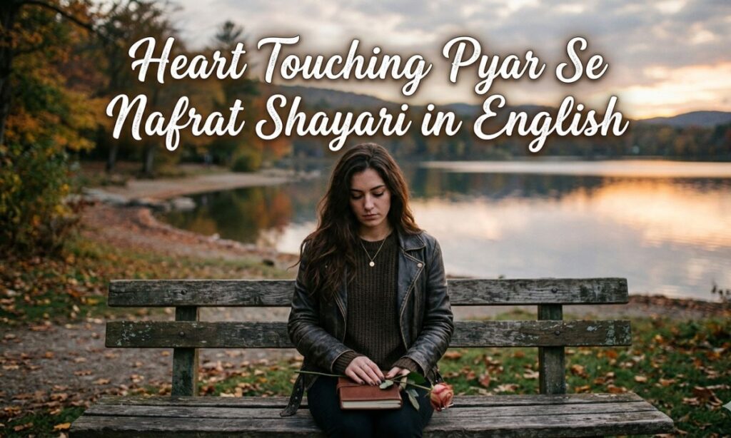 Heart Touching Pyar Se Nafrat Shayari in English