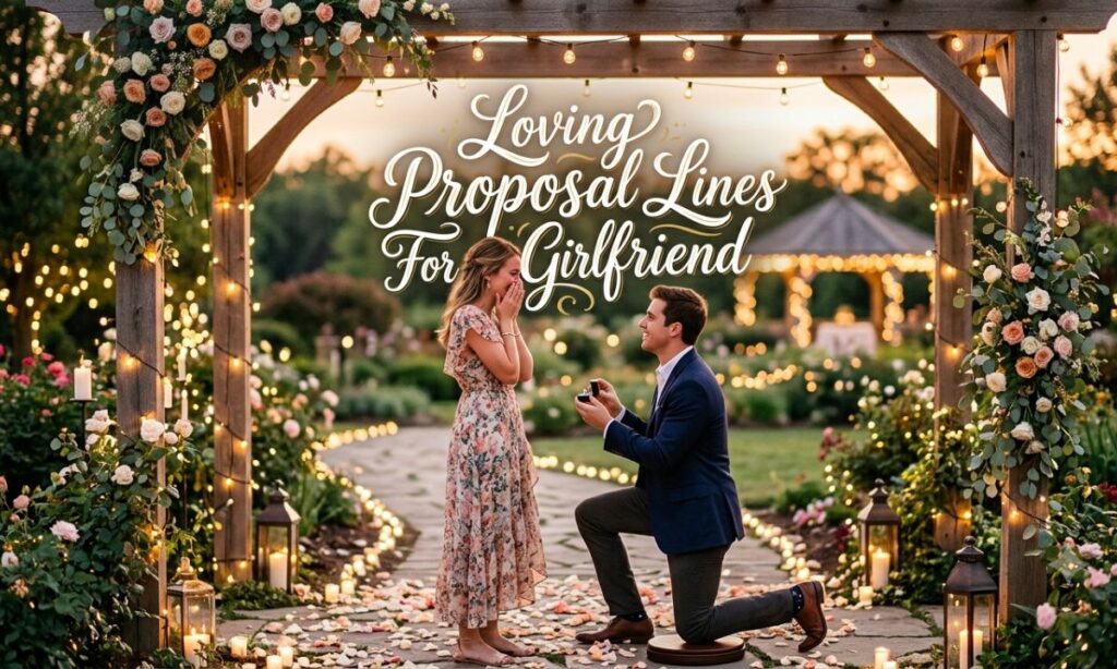 Loving Proposal Lines For Girlfriend