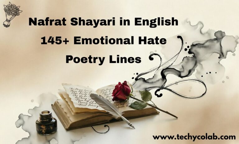 Nafrat Shayari in English – 145+ Emotional Hate Poetry Lines