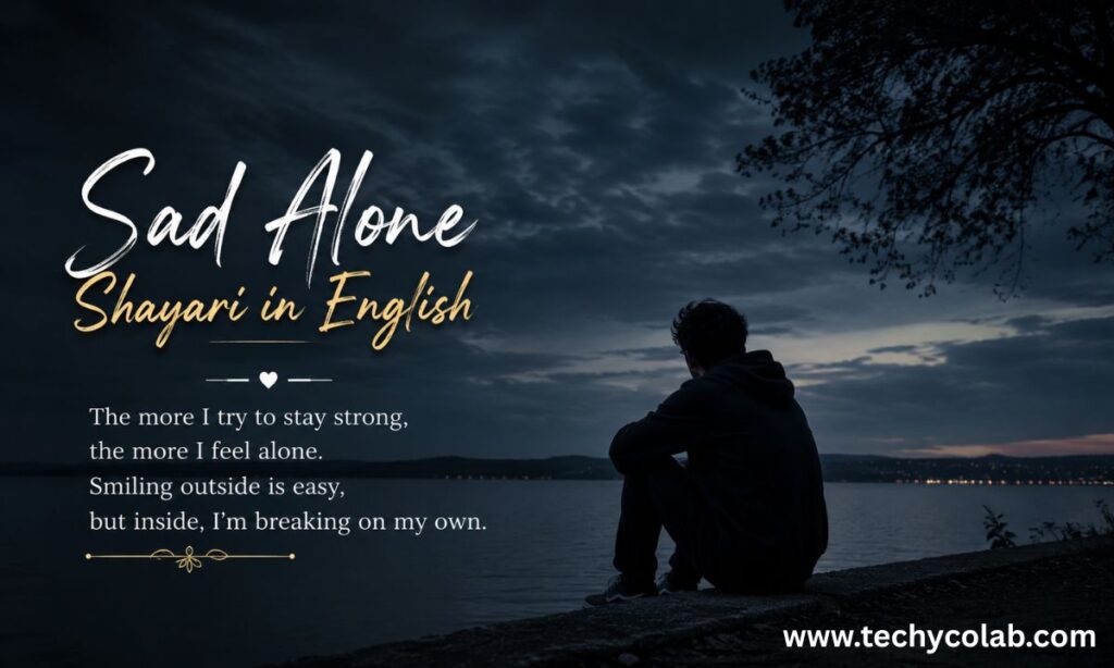 Sad Alone Shayari in English