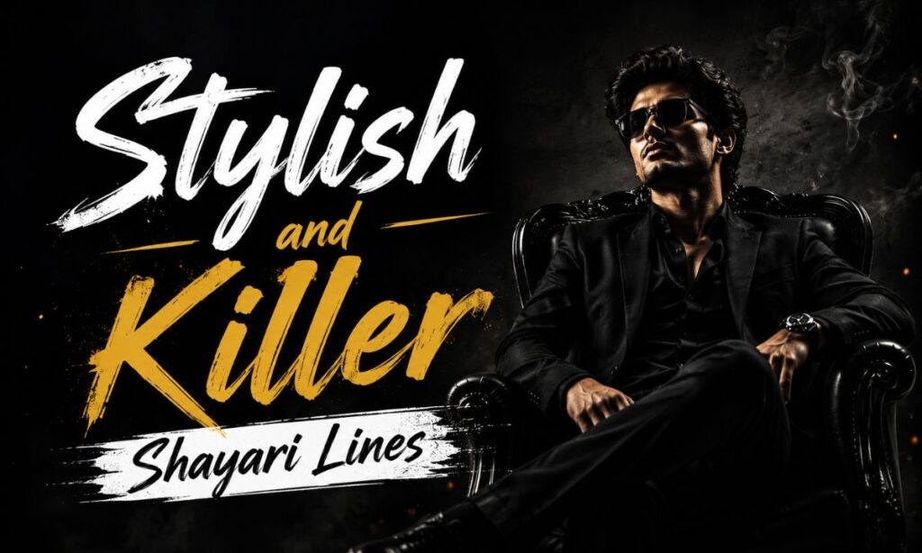 Stylish and Killer Shayari Lines