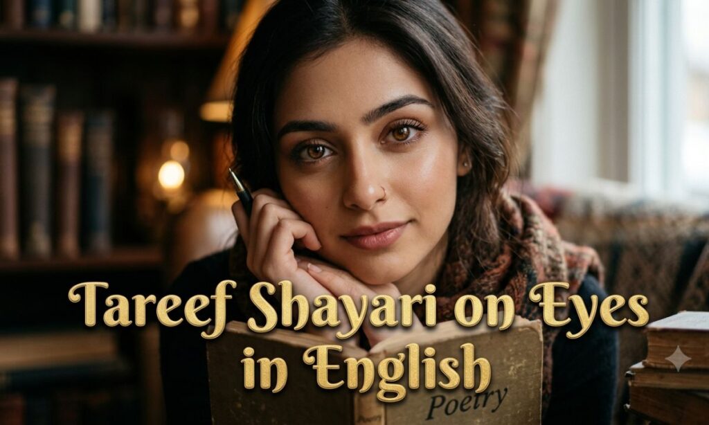 Tareef Shayari on Eyes in English