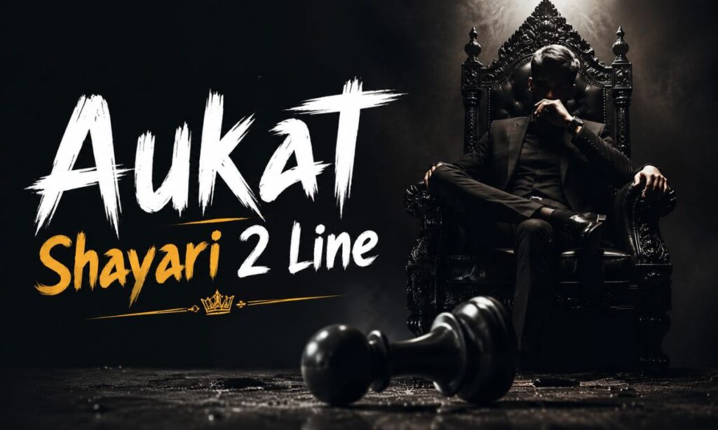 Aukat Shayari 2 Line