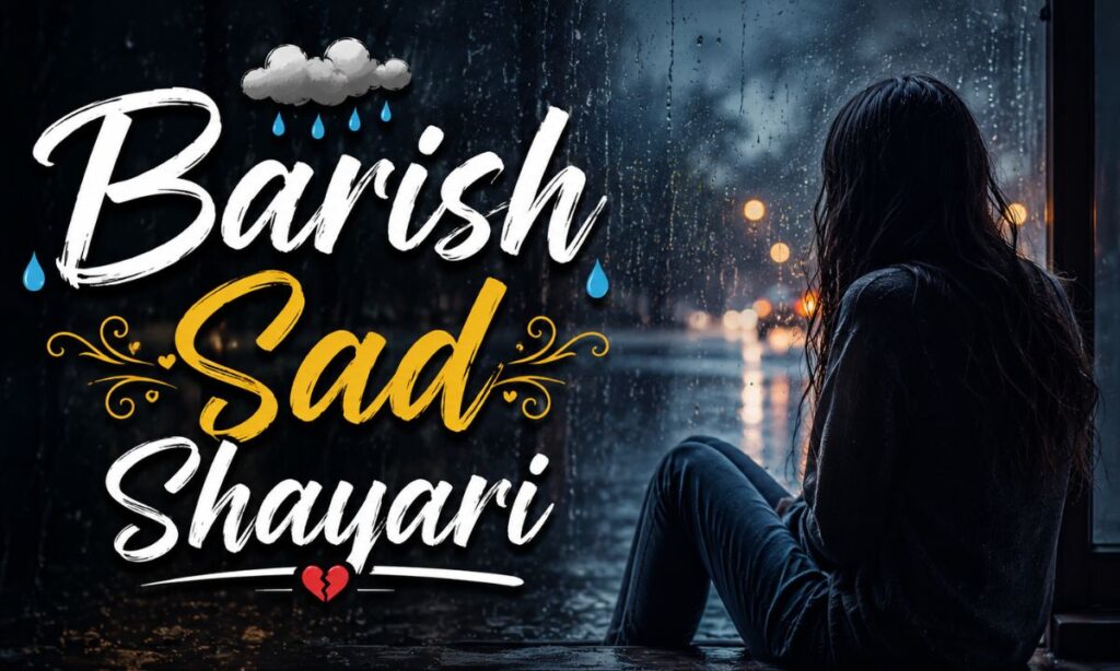 Barish Sad Shayari