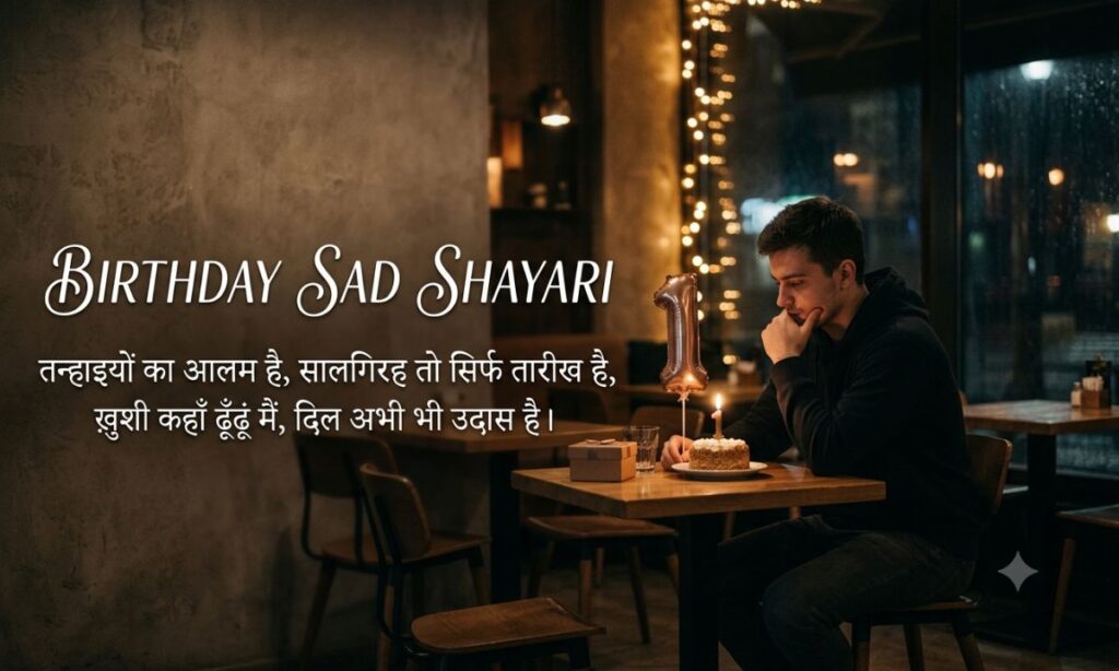 Birthday Sad Shayari