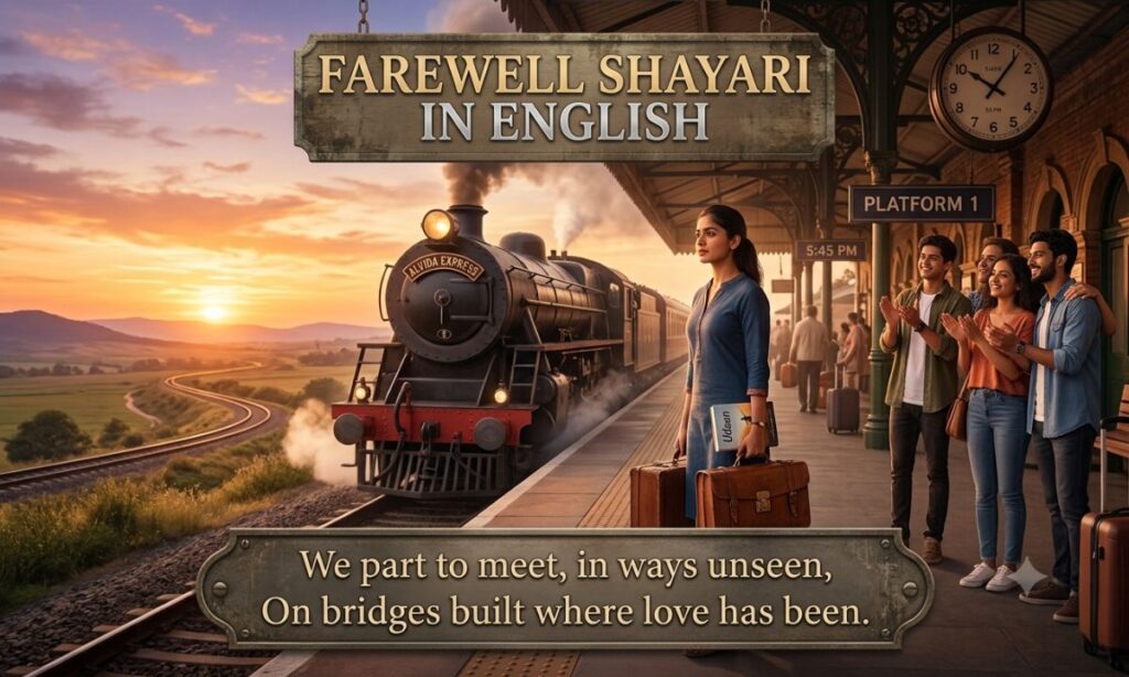 Farewell Shayari in English