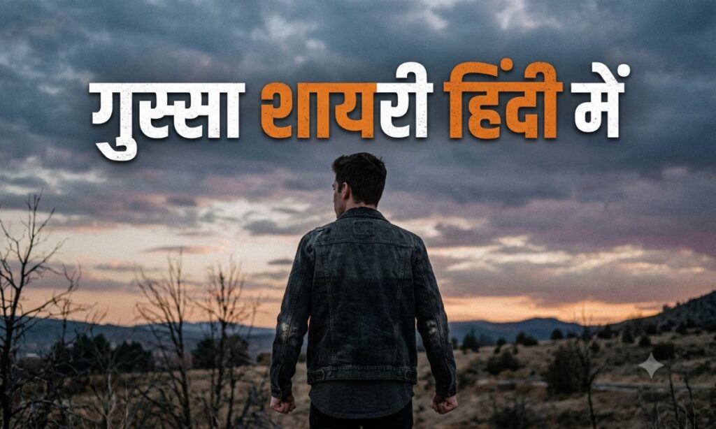 Gussa Shayari in Hindi