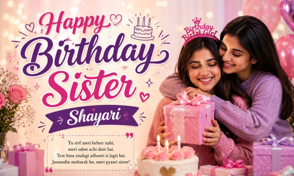 Happy Birthday Sister Shayari