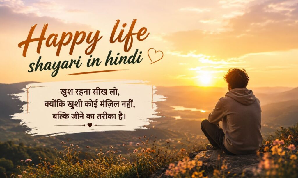 Happy life shayari in hindi