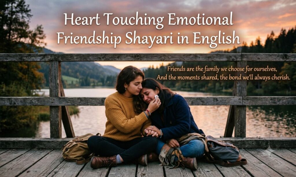 Heart Touching Emotional Friendship Shayari in English