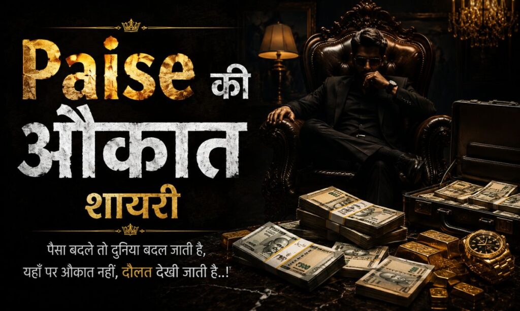 Paise ki aukat shayari in hindi