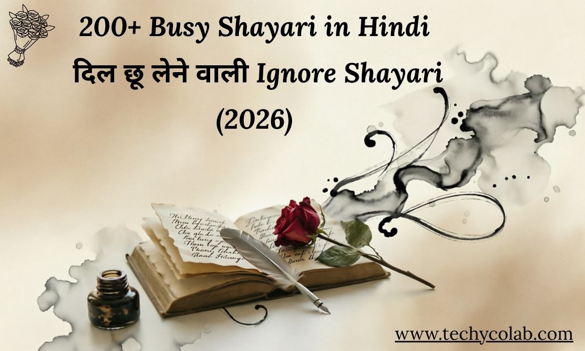 200+ Busy Shayari in Hindi दिल छू लेने वाली Ignore Shayari (2026)