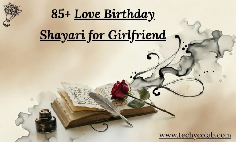 Love Birthday Shayari for Girlfriend