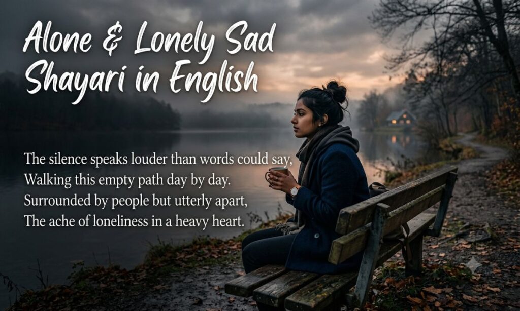 Alone & Lonely Sad Shayari in English