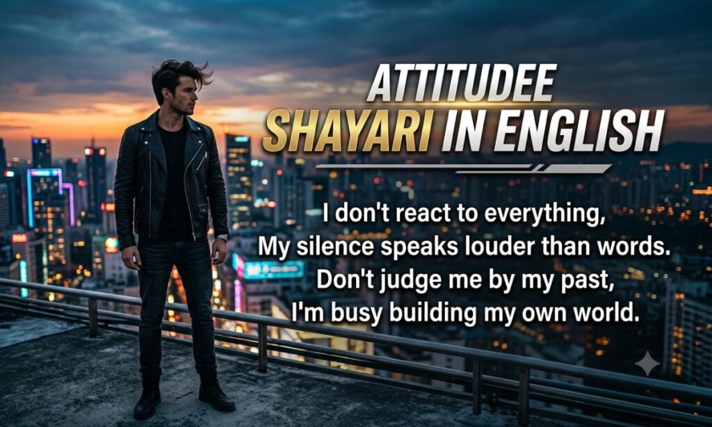 Attitude Shayari in English