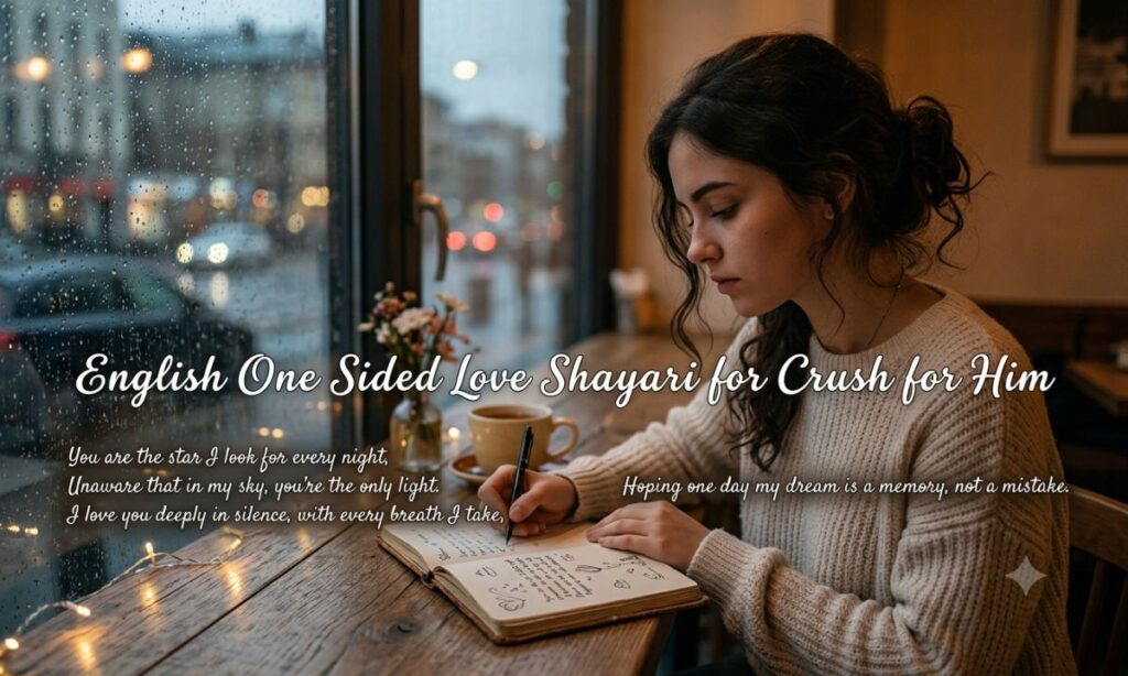 English One Sided Love Shayari for Crush