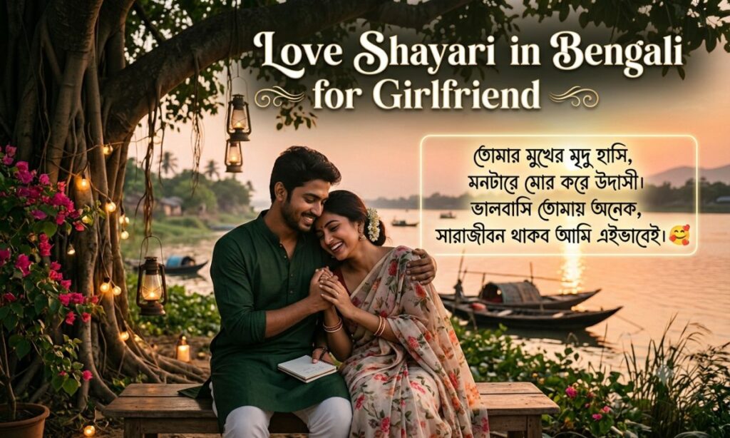 Love Shayari in Bengali for Girlfriend