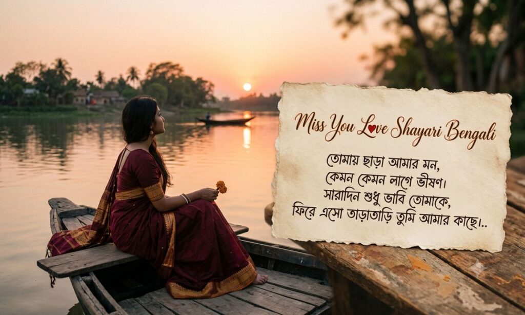 Miss You Love Shayari Bengali