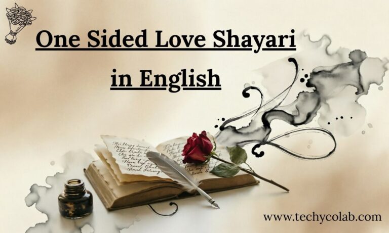 One Sided Love Shayari in English