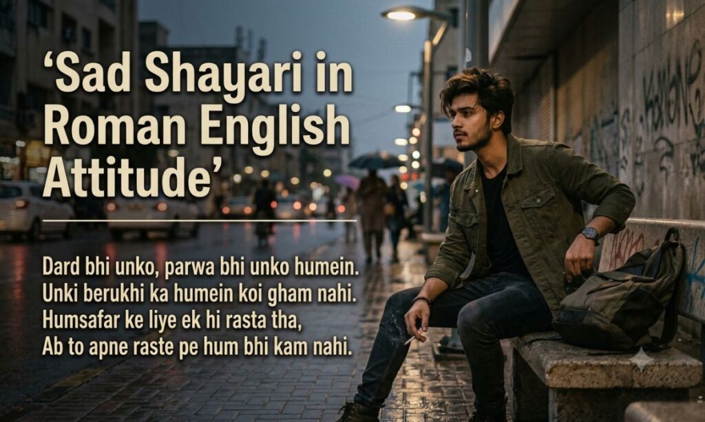 Sad Shayari in Roman English Attitude