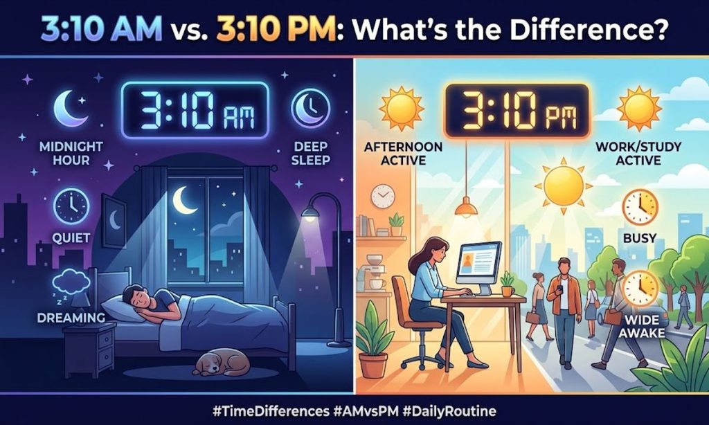310 AM vs. 310 PM What's the Difference
