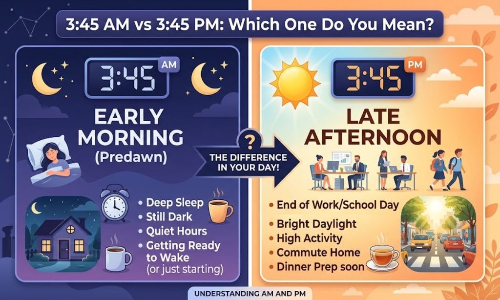 345 AM vs 345 PM Which One Do