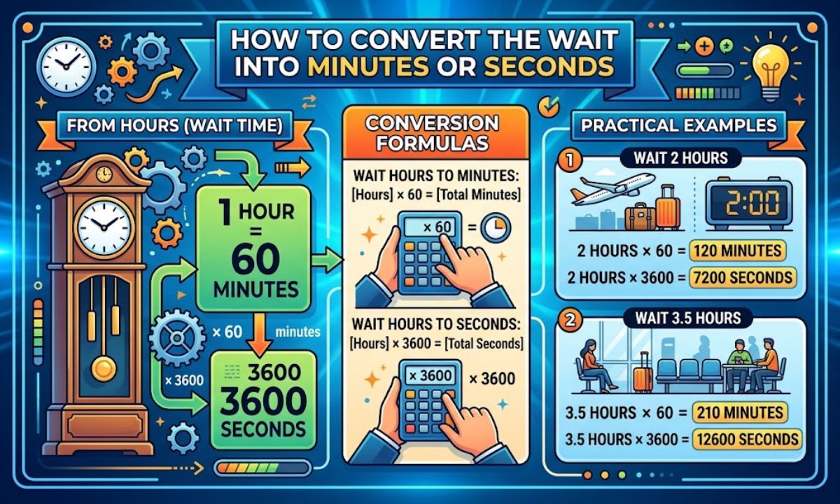 How to Convert the Wait Into Minutes or Seconds